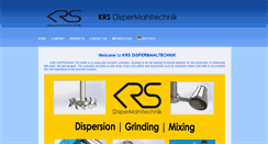 Desktop Screenshot of krsdispermahltechnik.com