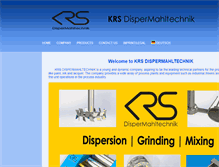 Tablet Screenshot of krsdispermahltechnik.com